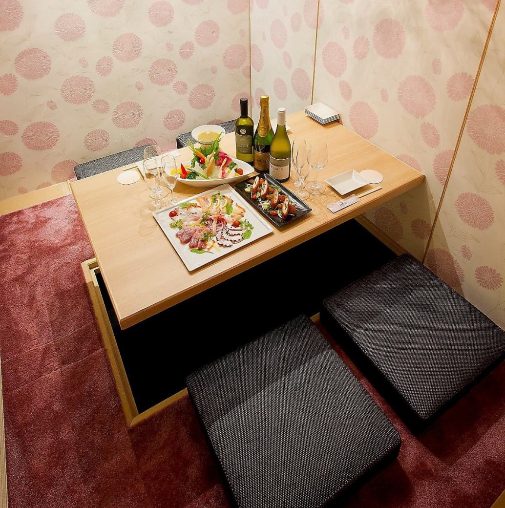 Private rooms that are indispensable for both banquets and everyday use ... At Umeko's house, there are plenty of private rooms for 2 to 65 people.