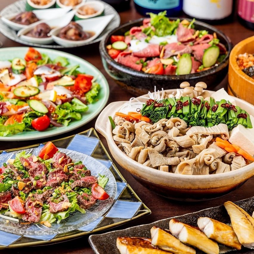 宴會套餐包含無限暢飲選項，價格從5500日圓起！