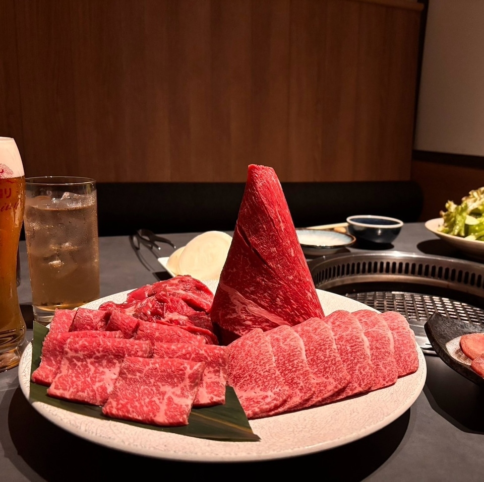 黒毛和牛【神戸牛】焼肉/黒毛和牛食べ放題4,800円★完全個室→接待やデートに