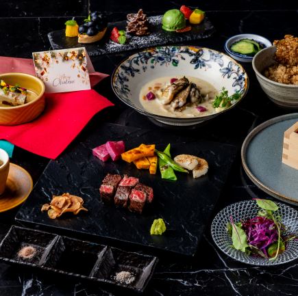 【Xmas 아야 (아야) 코스 2025】 스파클링 포함 2 음료 포함 22300 엔 (세금 포함)