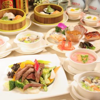 [Jade Course] Stir-fried Kuroge Wagyu beef, shark fin, special fried rice, etc. ◇ 8 dishes, 120 minutes of all-you-can-drink included ◇ 8,800 yen → 8,000 yen