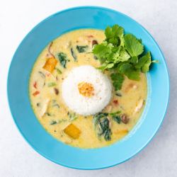 Vegetable green curry