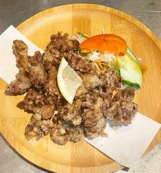 Deep fried gizzard shad