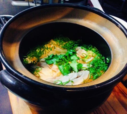 カオマンガイ風土鍋ご飯(30分かかります)