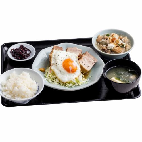 2大名物入り!「ヘイロー定食」