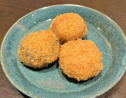 3 types of risotto croquettes