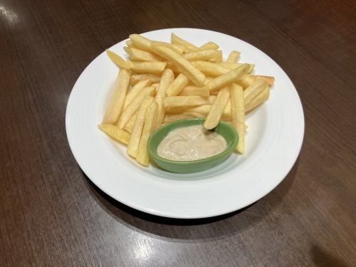 French fries with anchovy mayonnaise