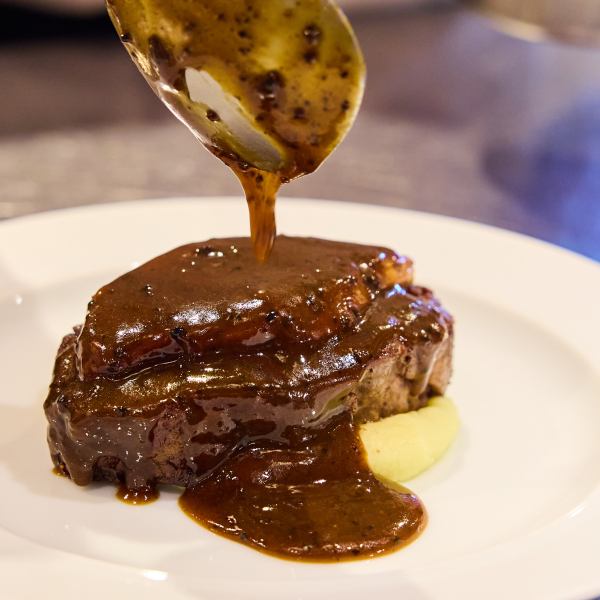 "My signature French dish" Rossini with beef fillet and foie gras