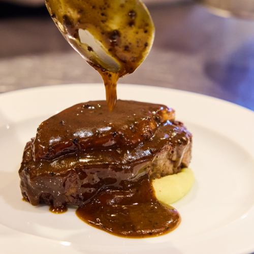 "My signature French dish" Rossini with beef fillet and foie gras