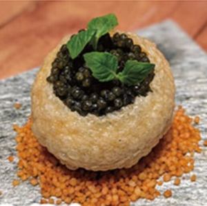 魚子醬 Panipuri ~ 玉米慕斯 ~