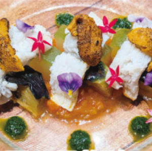 A Kansai summer tradition: cold conger eel and seared sea urchin