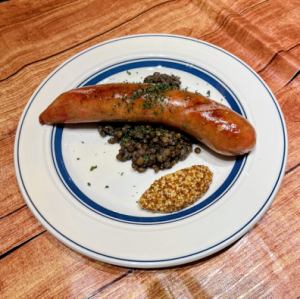 ソーセージのグリエ