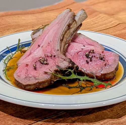 仔羊のロースト～瞬間燻製の香り～