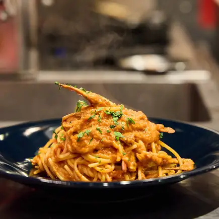 【パスタランチ】俺の名物「ワタリガニのパスタ」など全4種類から選べる!!【5品2,980円(税込)】