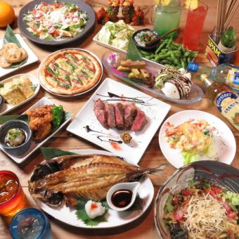 ≪No. 1 in popularity! Recommended for girls' parties!≫ 8 dishes + 2 hours of all-you-can-drink, very satisfying◎4,300 yen