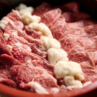 【飲放90分付】王道コース《肉盛り合わせ5種、キングハラミステーキなど》
