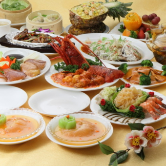 【2時間飲み放題付♪5000円】フカヒレスープ、車海老など高級食材を楽しめるコース★全10品