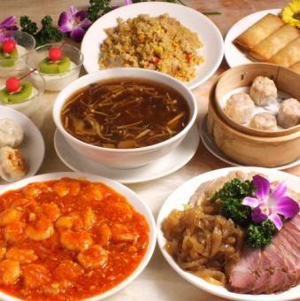 【2時間飲み放題付♪】バリバリ北京ダック、大人気の陳麻婆豆腐が入った豪華コース★全10品