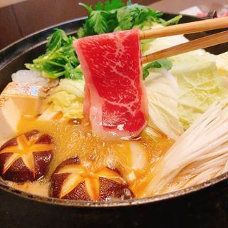 Specially selected fresh horse cherry sukiyaki