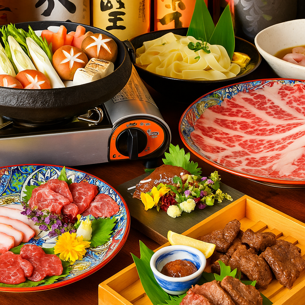 浅草駅前すぐ！熊本直送の馬刺しが楽しめる居酒屋◆今からの時期には馬肉のすき焼きも