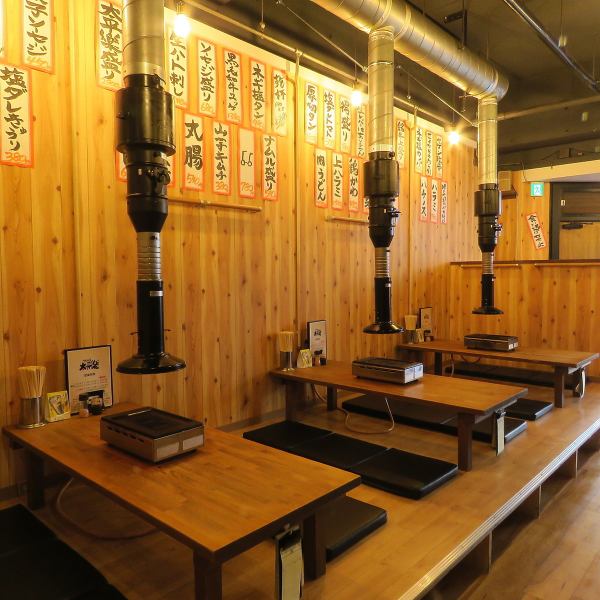 落ち着いた雰囲気の店内で焼肉を楽しみましょう♪