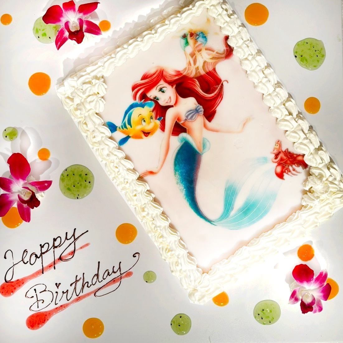 Create a cake right in front of your eyes★Table art & table slide show!