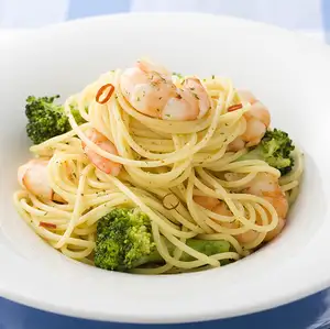Shrimp and Broccoli with Anchovy Oil
