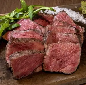 Roast beef with truffle sauce