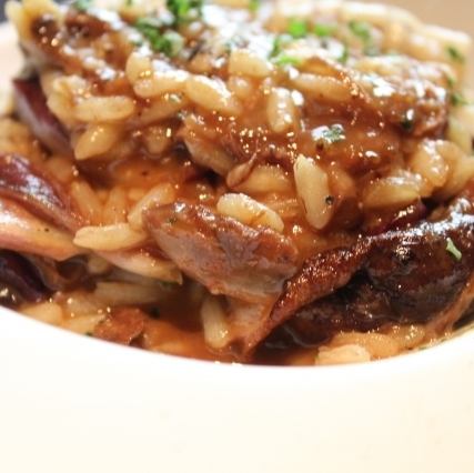 Porcini mushroom risotto
