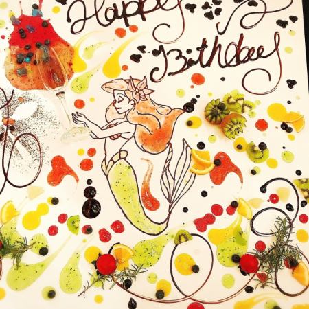 【2.選べるケーキ】テーブルアート◇Table Art◇ 4400yen
