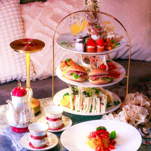 【Lunch &夜カフェ】アフタヌーンCourse 4400yen