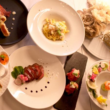 誕生日や記念日にアニバーサリープレミアムコース Anniversary premium Course 9900yen
