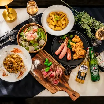 【雨の日も安心・当日予約可】ビアガーデンコース5500円【瓶ビールも飲み放題】