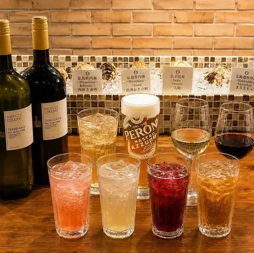★8月限定お料理に合うドリンクが豊富♪単品飲み放題2200円(税込)
