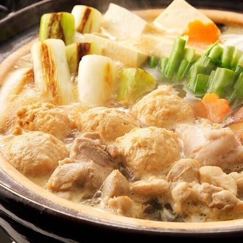 炙り鶏と団子味噌鍋 一人前