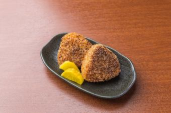 焼きおにぎり2個