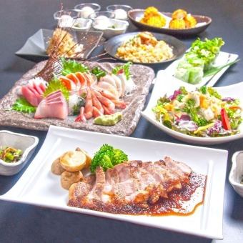 <6月7月8月>おすすめコース【★120分生ビール込プレミアム飲み放題付】