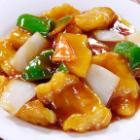 Sweet and sour sauce of fresh fish