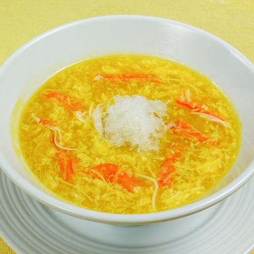 Special swallow nest and soup with crab miso