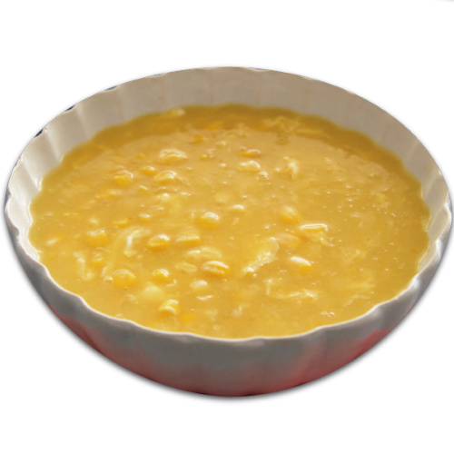 Corn soup with eggs