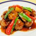 Sweet and sour pork with Shanghai-style black vinegar