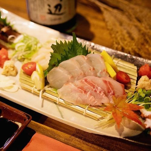 fresh fish sashimi