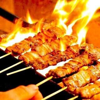 大山地鶏の焼き鳥♪