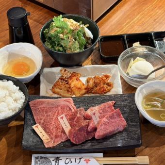 【ランチ限定】広島牛リブロース焼肉ランチコース≪7品≫3000円（税込）