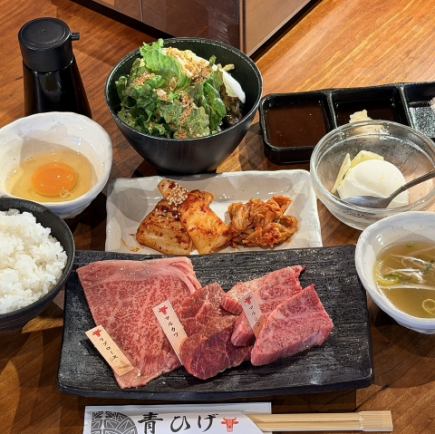 【ランチ限定】広島牛リブロース焼肉ランチコース≪7品≫3000円（税込）