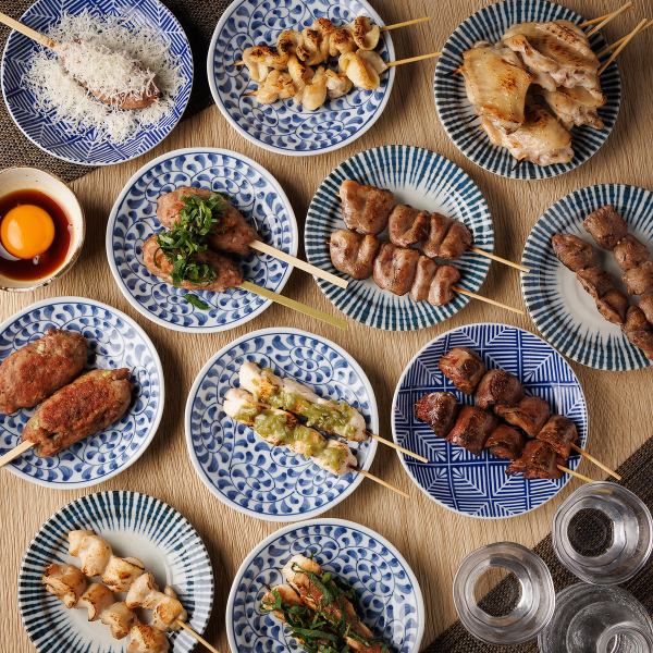 Special opening plan! All-you-can-eat yakitori and all-you-can-drink for 3 hours for 3,000 yen!