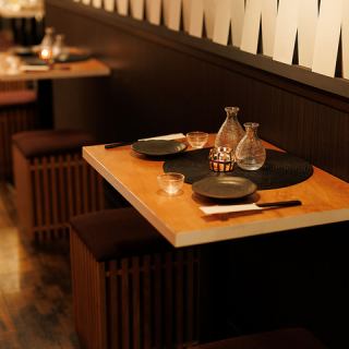 A wide variety of dishes that go well with alcohol in a Japanese modern style seating where you can smoke at your seat! The dishes are carefully selected for their taste and volume. The prices are also reasonable. <Shin-Yokohama, Motsunabe, Yakitori, Drinking party, Girls' night out>