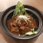 Braised beef belly