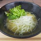 Spring onion soup soba