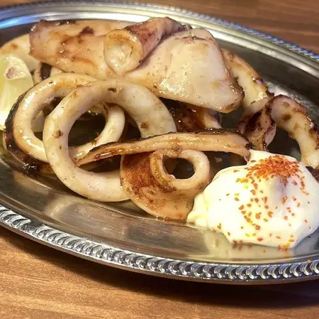 鉄板イカ焼き